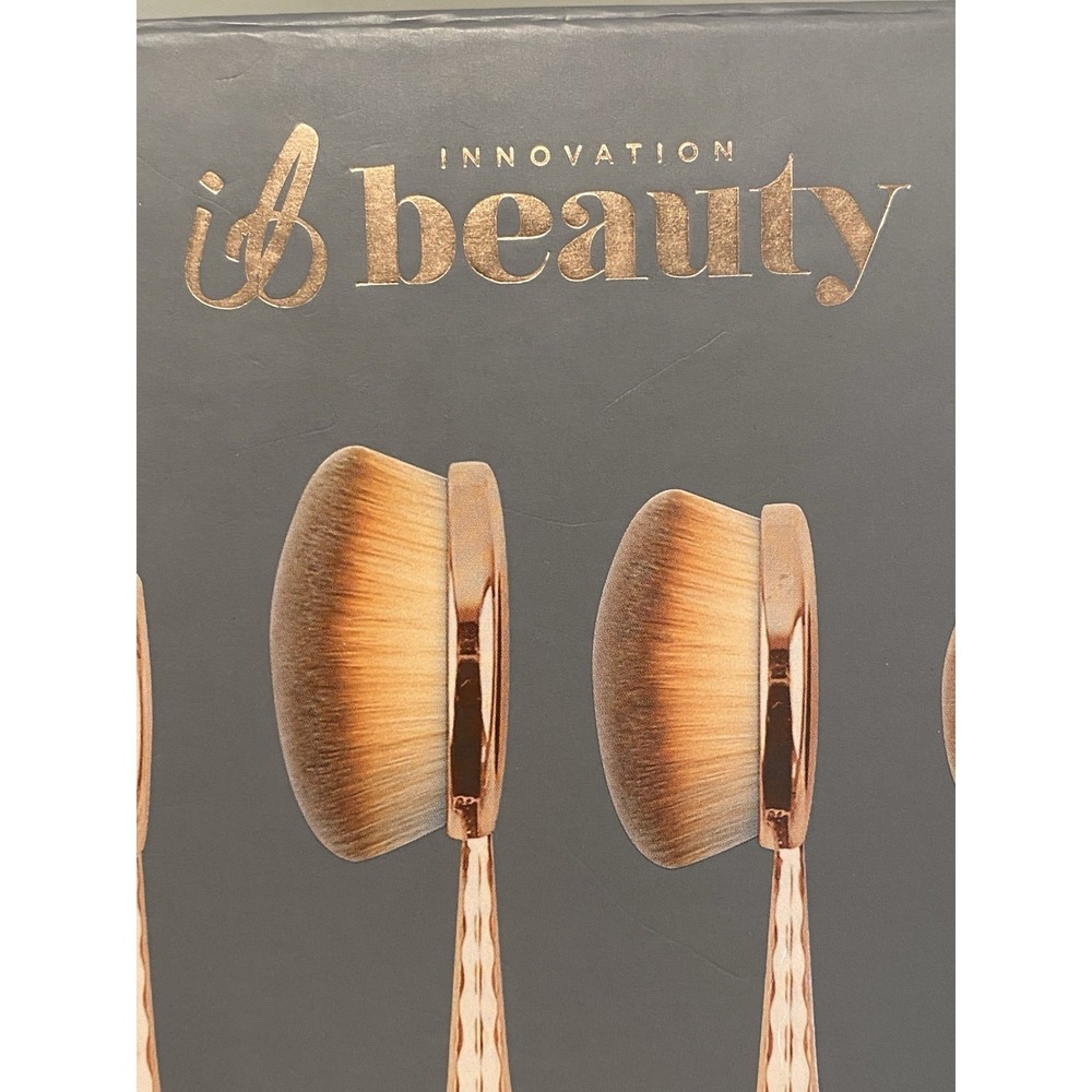 Innovation IA Beauty Oval Mermaid Makeup 10-Pc Brush Set NEW (Missing 1 Brush) - Picture 4 of 5